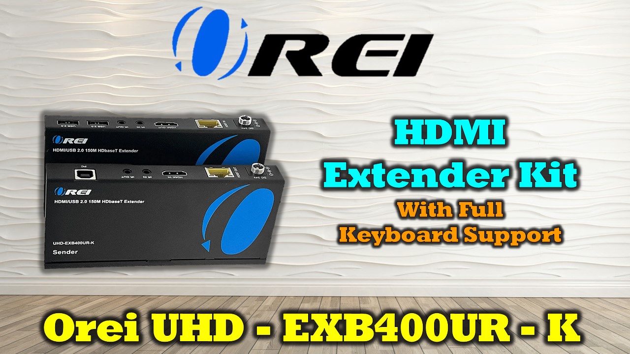 Amazon.com: OREI 4K USB 2.0 HDMI Extender Over LAN HDBaseT PoC