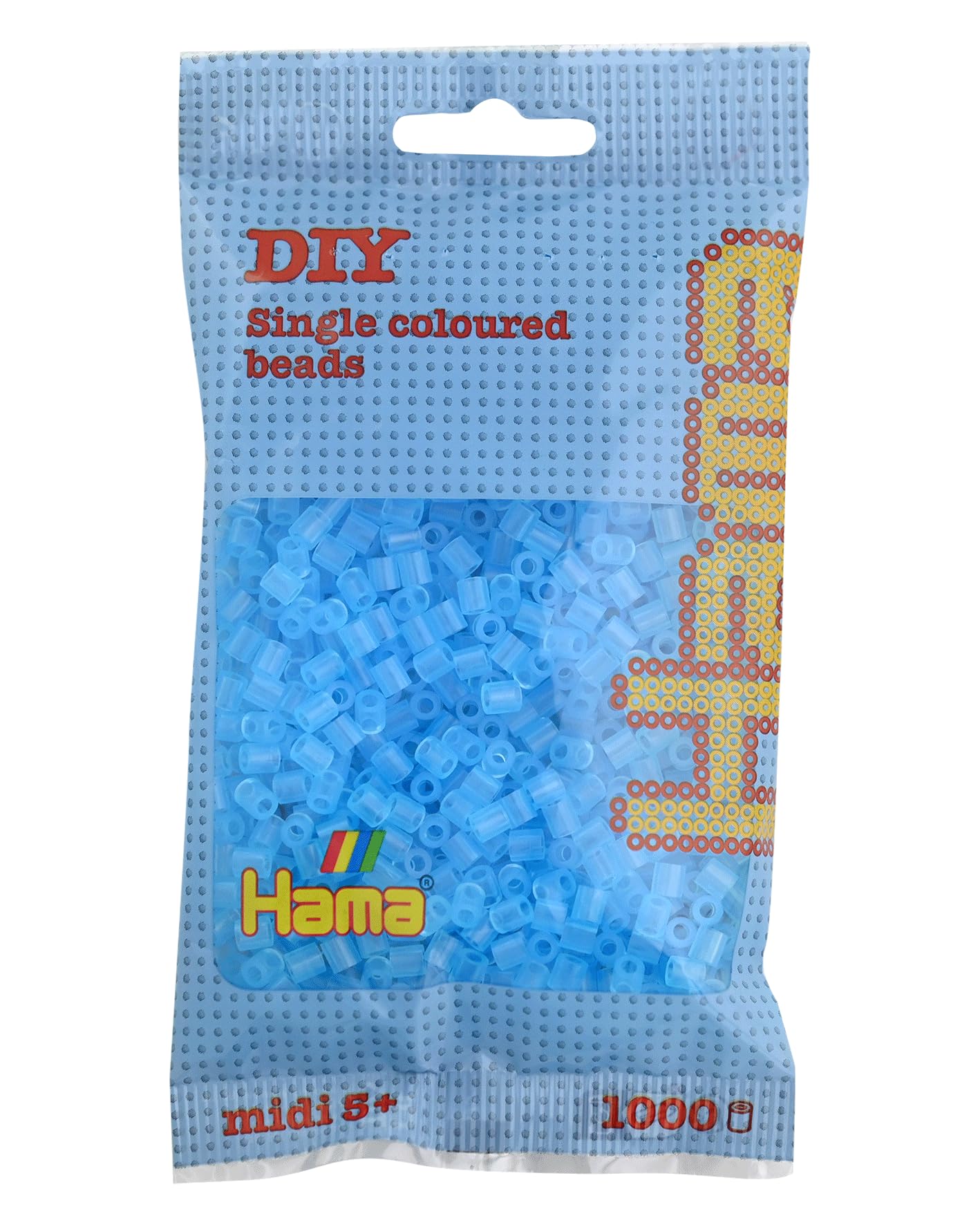 Hama Bügelperlen transparent Aqua 1000er