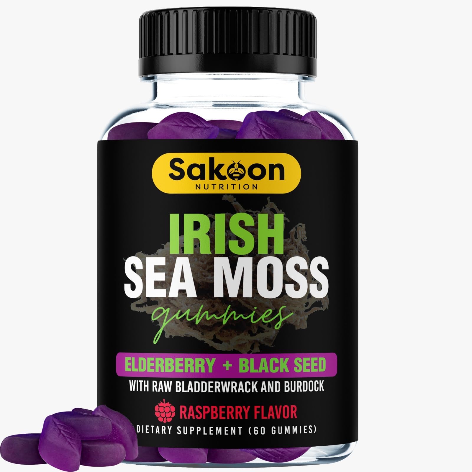Sakoon Nutrition Irish Sea Moss Gummies