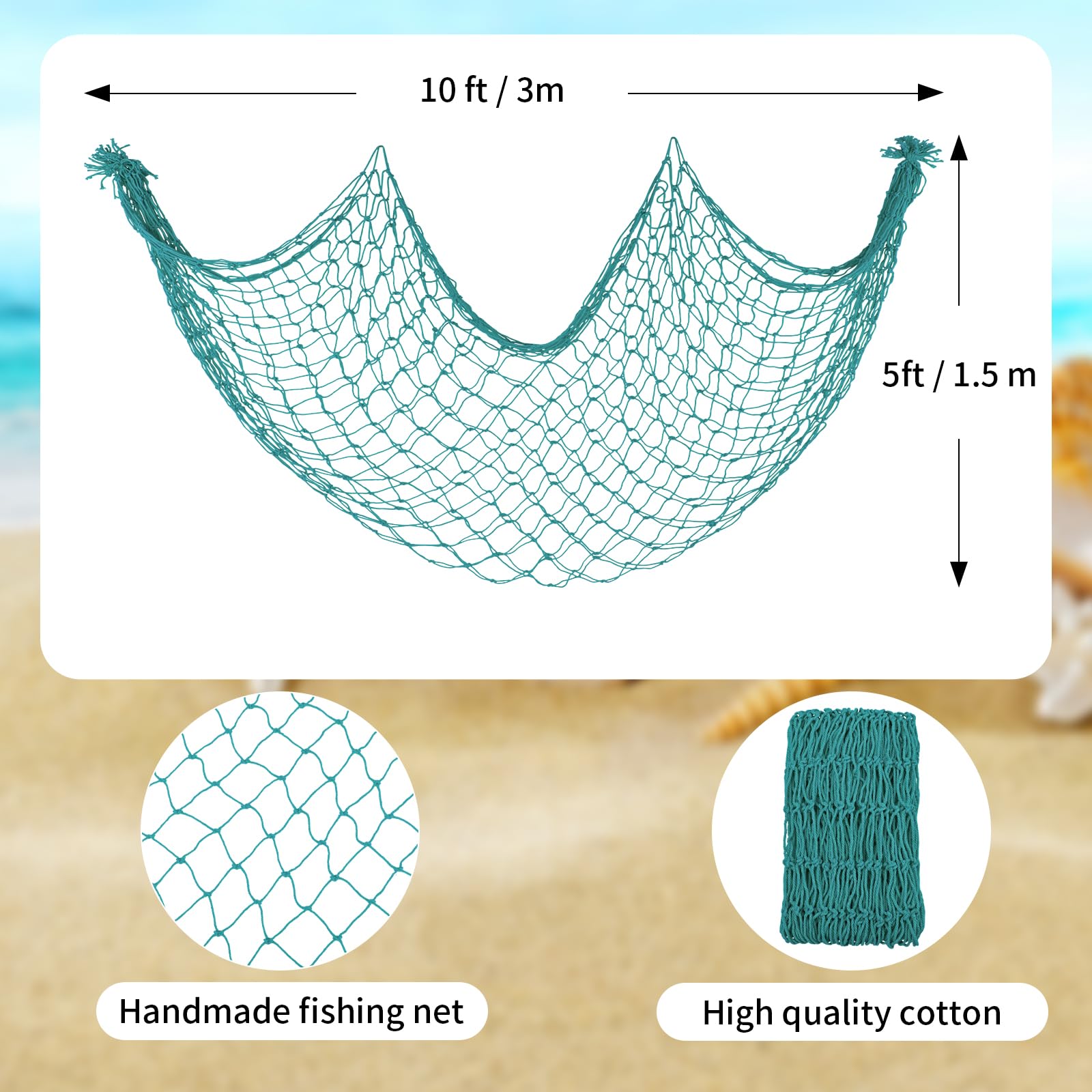 Amazon.com: Decorative Fishing Net 5x10 ft,YuanDe 2 Pack Large Aqua Picture Fish Net, Wall Photo Hanging Fishnet for Nautical Mermaid Pirate Ocean Themed Hawaii Beach Under The Sea Party Decorations : Sports Amazon.com: Decorative Fishing Net 5x10 ft,YuanDe 2 Pack Large Aqua Picture Fish Net, Wall Photo Hanging Fishnet for Nautical Mermaid Pirate Ocean Themed Hawaii Beach Under The Sea Party Decorations : Sports