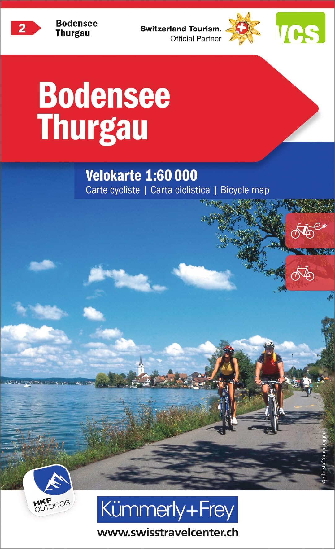 Lake Constance / Thurgau 2 k&f (r) cycle map wp GPS (Bicycle maps)