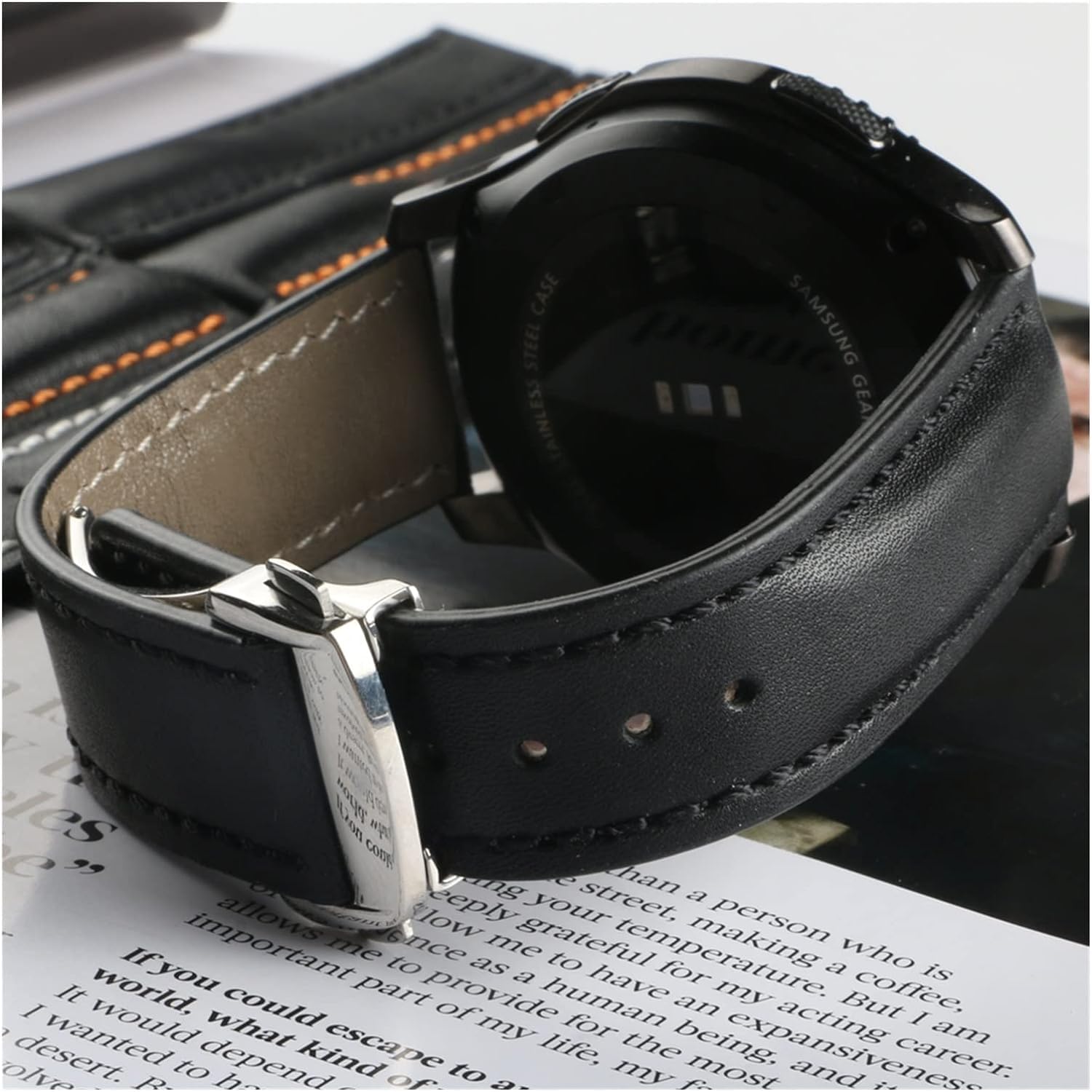 Skórzany pasek do zegarka Omega Seamaster 300