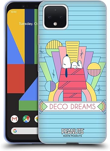 Miniatura 95 de Head Case Designs Funda de gel suave con licencia oficial de Peanuts House Snoopy Deco Dreams compatible con Samsung Galaxy S23 5G Casa,Blue