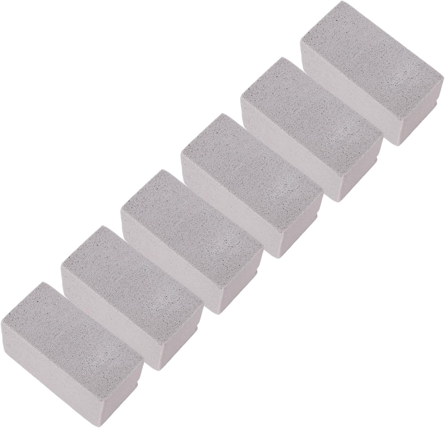 WALFRONT 6PCS Pool Pumice Stone for, PVC Material Scouring Sticks for Toilet Bowl Bathtub Shower Tile, Hard Water Remover for Kitchen Sink Swimming Pool Grates (L 15x40cm / 5.91x15.75in)