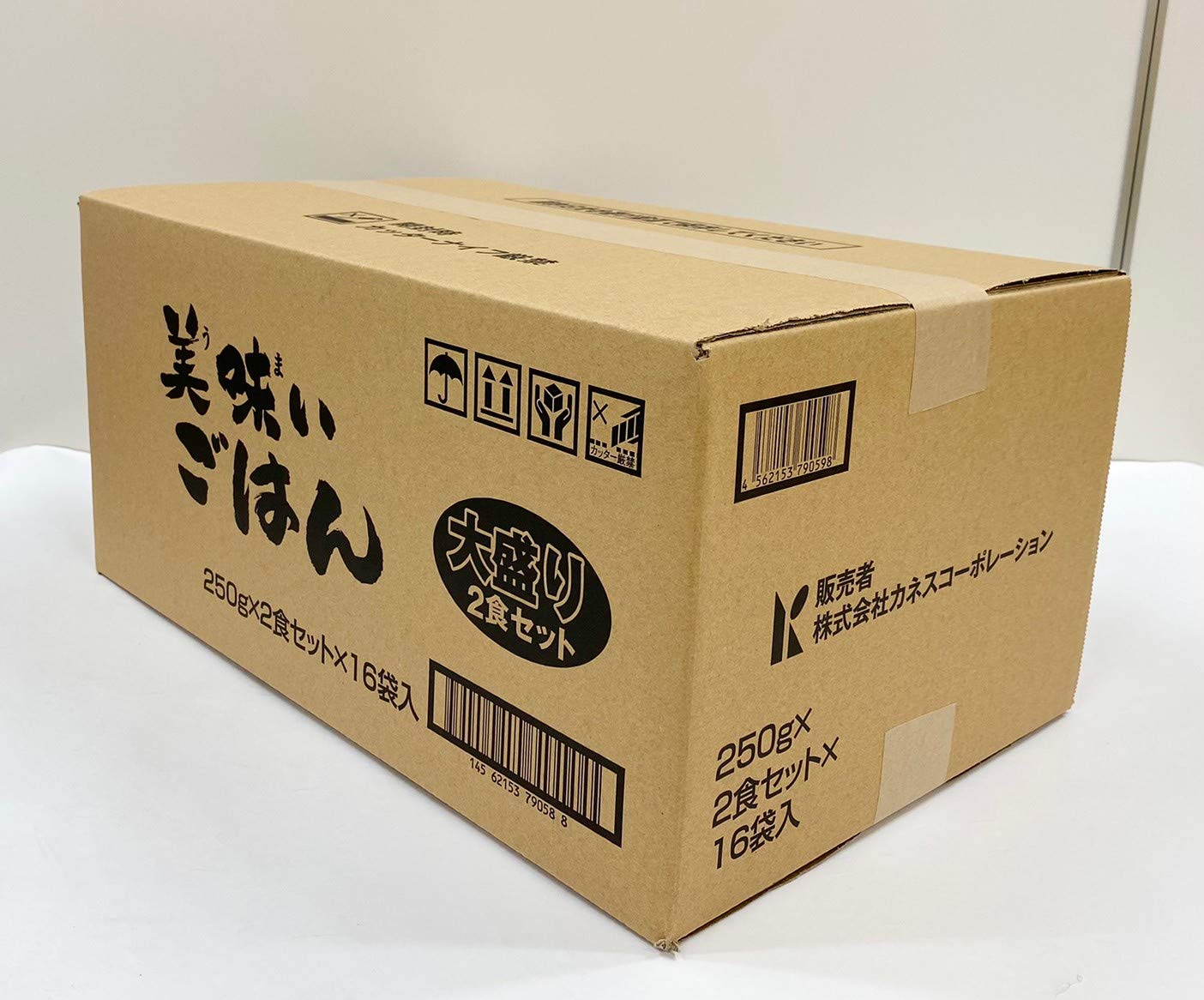 Amazon | カネス 美味いごはん大盛り (250g×2個) 500g×16個 | カネス