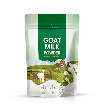 Stellar Goat Milk Powder Powdered Goat Milk for Humans, Dogs, Cats & | 100% Grass-Fed from Australia, Easy to Digest, High in Protein | Non-GMO, Gluten-Free | 32 oz 2 lbs