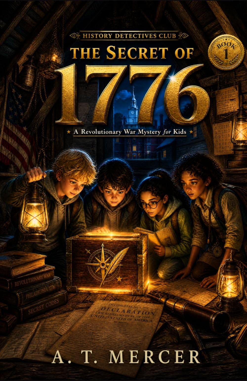 The Secret of 1776: The Story of the Declaration of Independence — A Revolutionary War Adventure for Kids 7+ with Hidden Codes, Secret Messages & American History Mysteries (History Detectives Club)