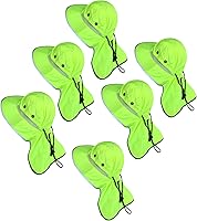 Vista 11 de Sombrero de sol reflectante de alta visibilidad para hombre con solapa para el cuello de ala ancha Boonie Hat Bucket Cap