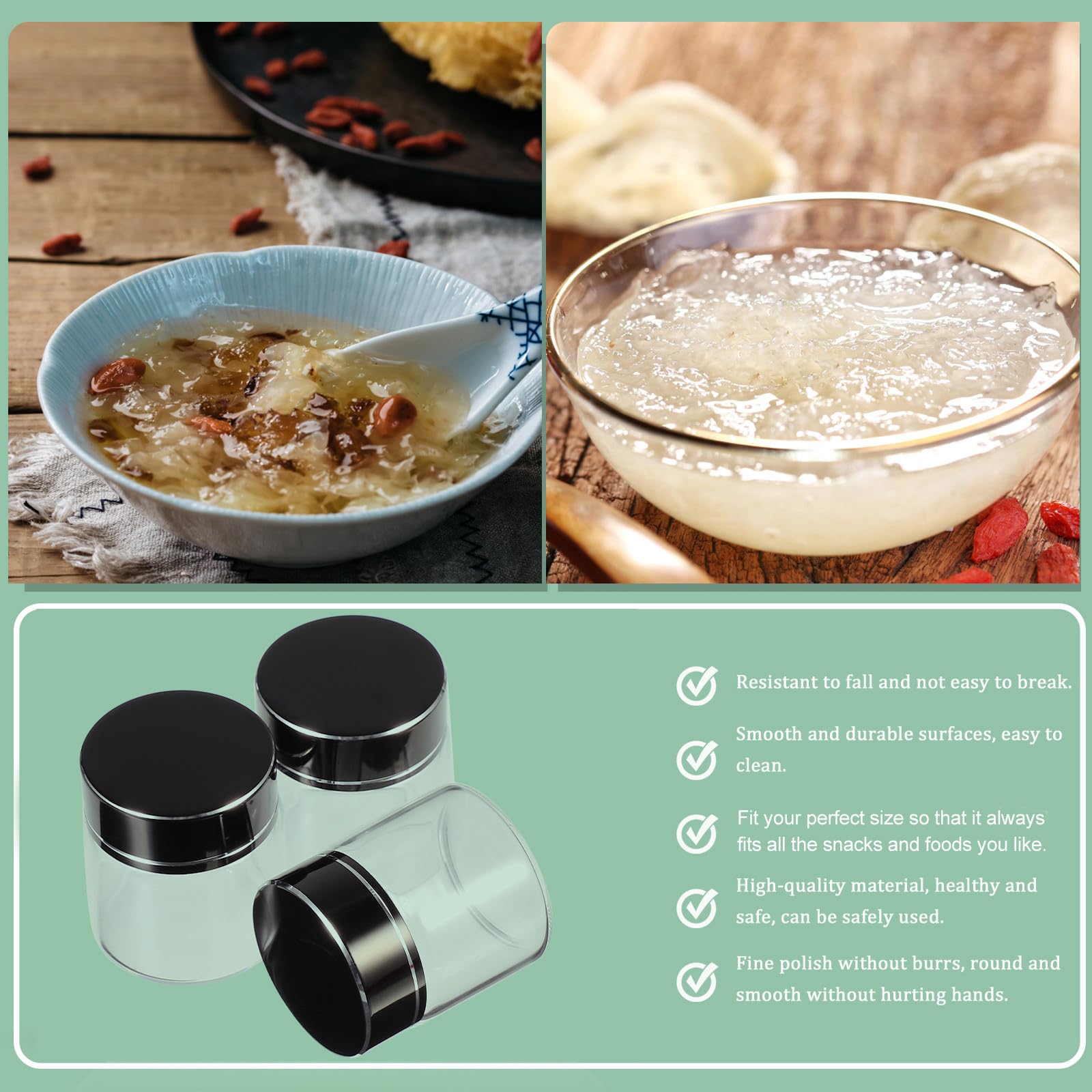 Alipis Botellas Pequeñas de Vidrio Tapa de Rosca, 20 Frascos Transparentes de 25 Ml para Dispensar Miel y Cápsulas, Ideales para Uso en Cocina y Salud