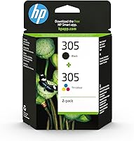 HP 305, Black/Tri-Colour Original Ink Cartridges (6ZD17AE) (Pack of 2)