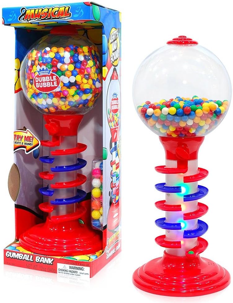 Sweet N Fun 21 Inch Lights & Sound Fun Gumball Bank