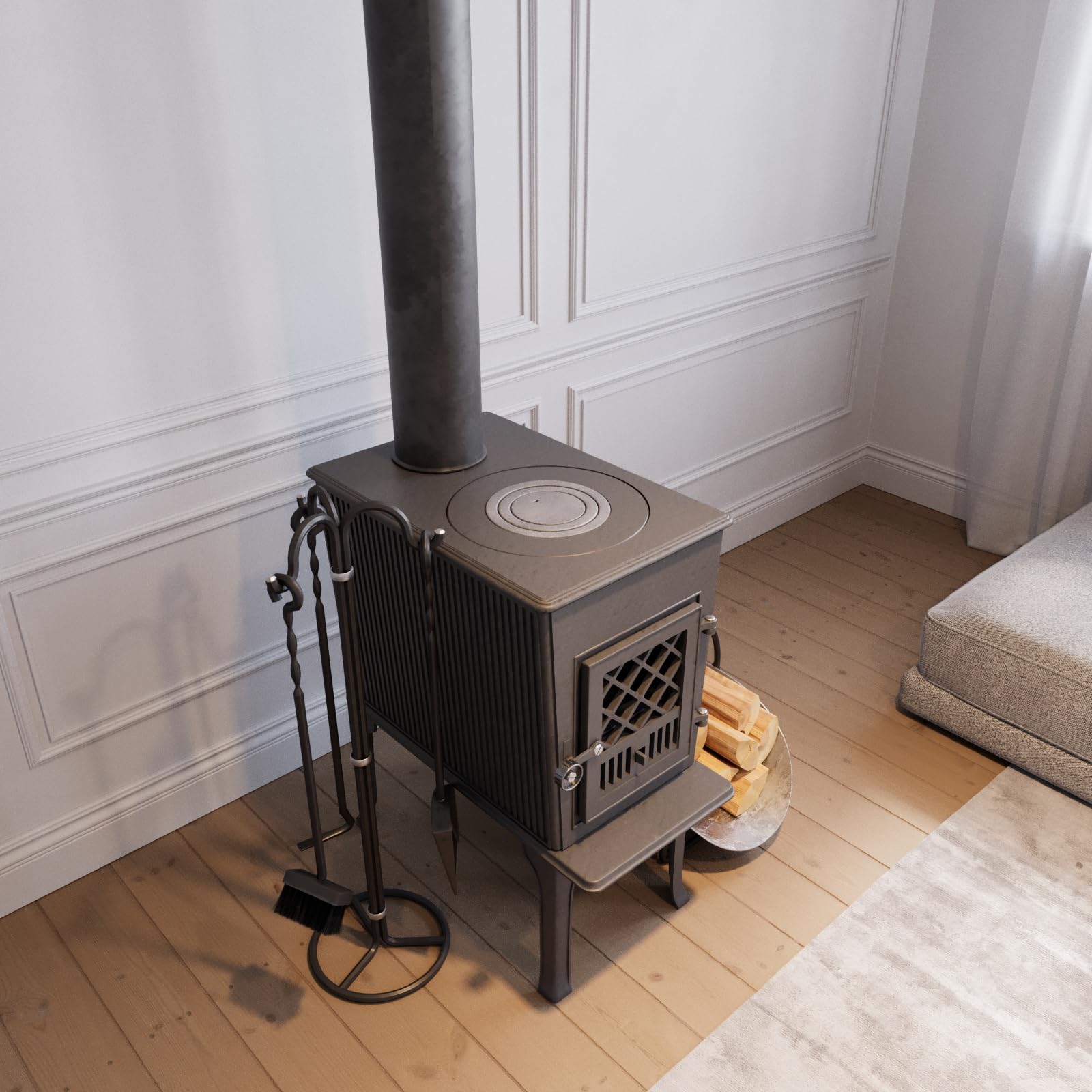 Ofenringe Feuer Herdring Ofenplatte Ofenring Gussringe Gusseisen 20 cm
