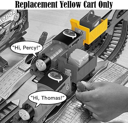 Miniatura 4 de Pieza de repuesto para Fisher-Price Thomas and Friends Talking Thomas y Percy GLK80 - Carrito amarillo de repuesto