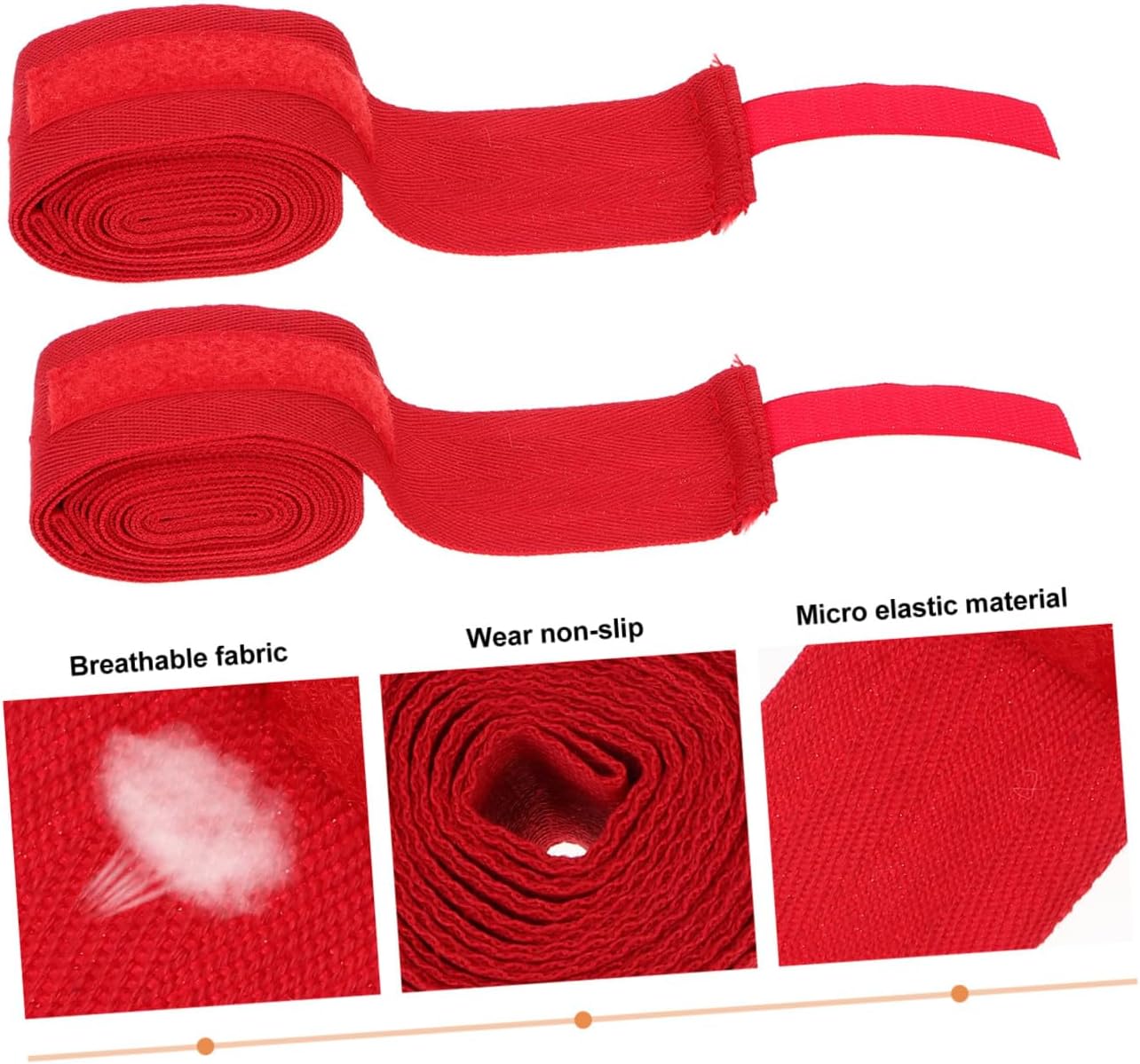 Breathable Cotton ing Hand Wraps Elastic Fitness Wrist Brace for Kicking Daily Training Durable Sweat