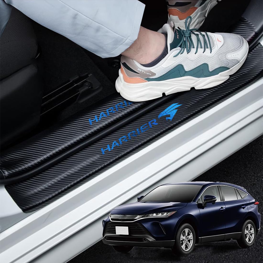 Amazon | GOODGOODCAR 新型ハリアー 80系 60系 サイドステップガード 