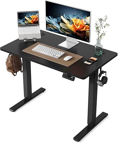 YIHAYO Electric Standing Desk, 40 x 24 Inches Stand Up
