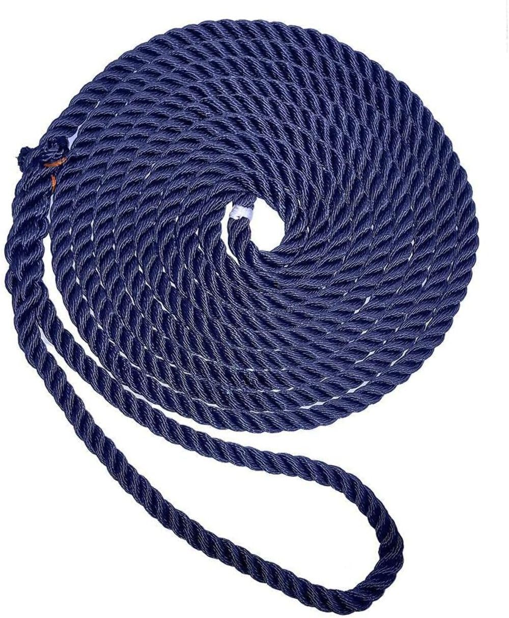SeaSense 5/8' X 30' DB Dock LINE Nylon Blue SeaSense Double Braid Nylon Dock Line 5/8