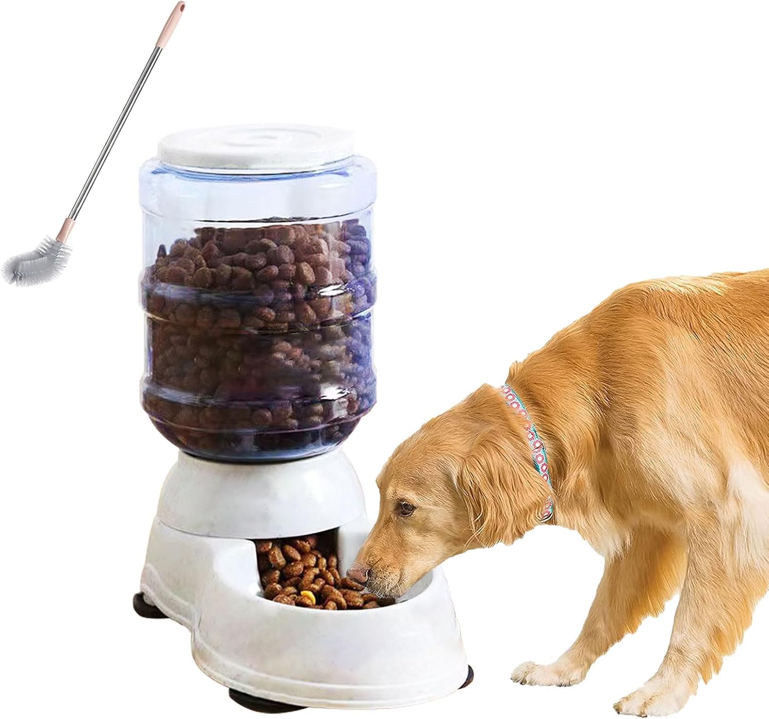 Automatic Dog Feeders,Large Pet Feeder,Gravity Automatic Dog Feeder 3 GallonLarge Capacity, Thickened Durable.