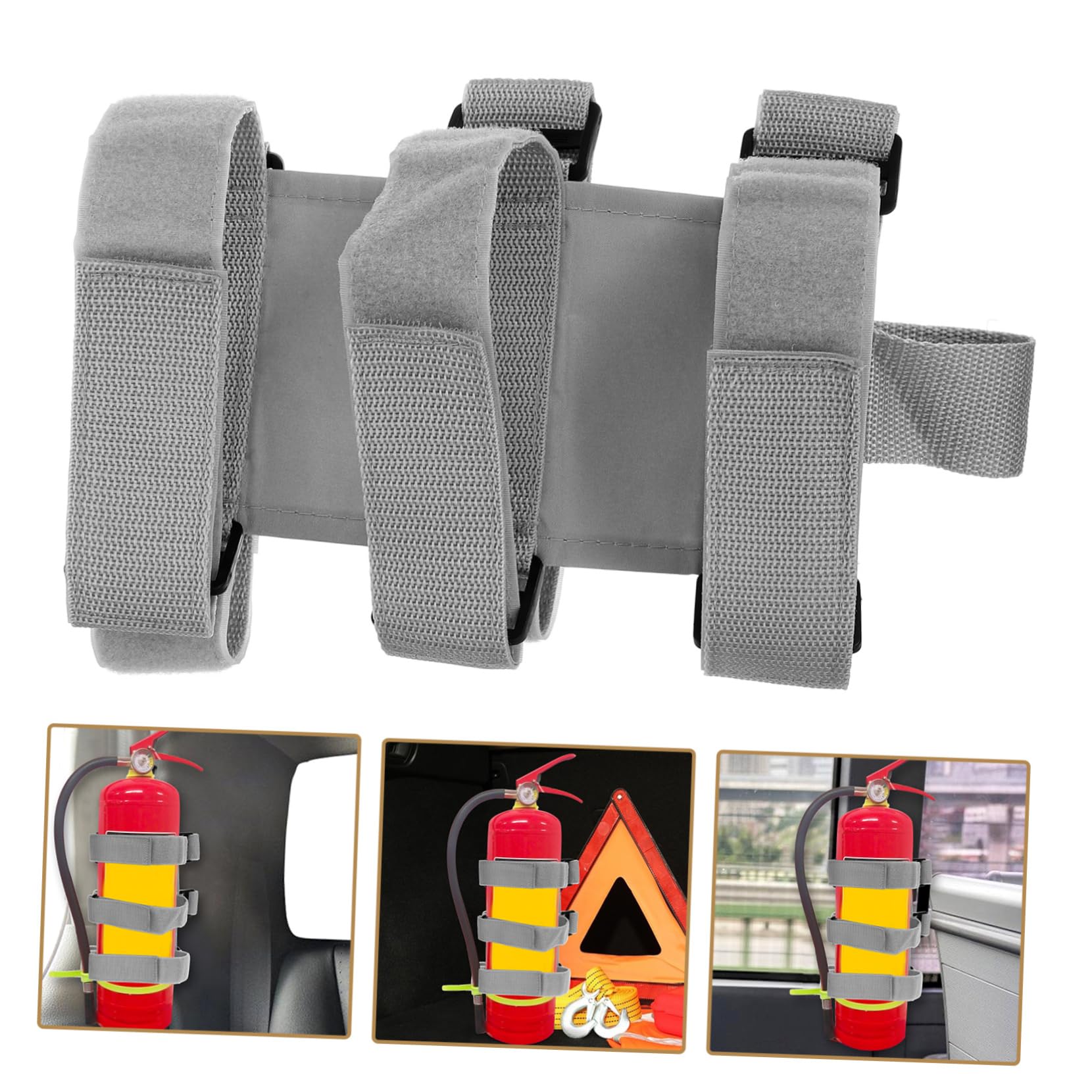 3pezzi Estintore Regolabile Per Auto Fissaggio Resistente Per Trasporto Facile Installazione e Utilizzo