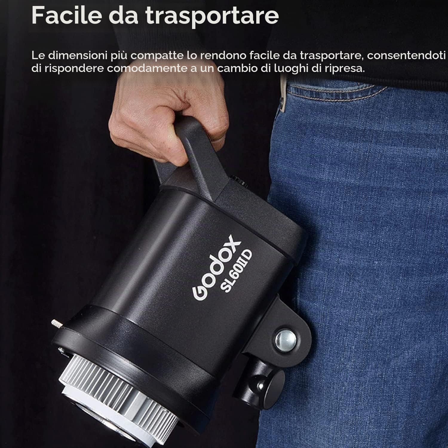 Godox SL60IID SL60II-D[Godox SL-60W SL60 Aggiornato]Luce Video LED COB 70W