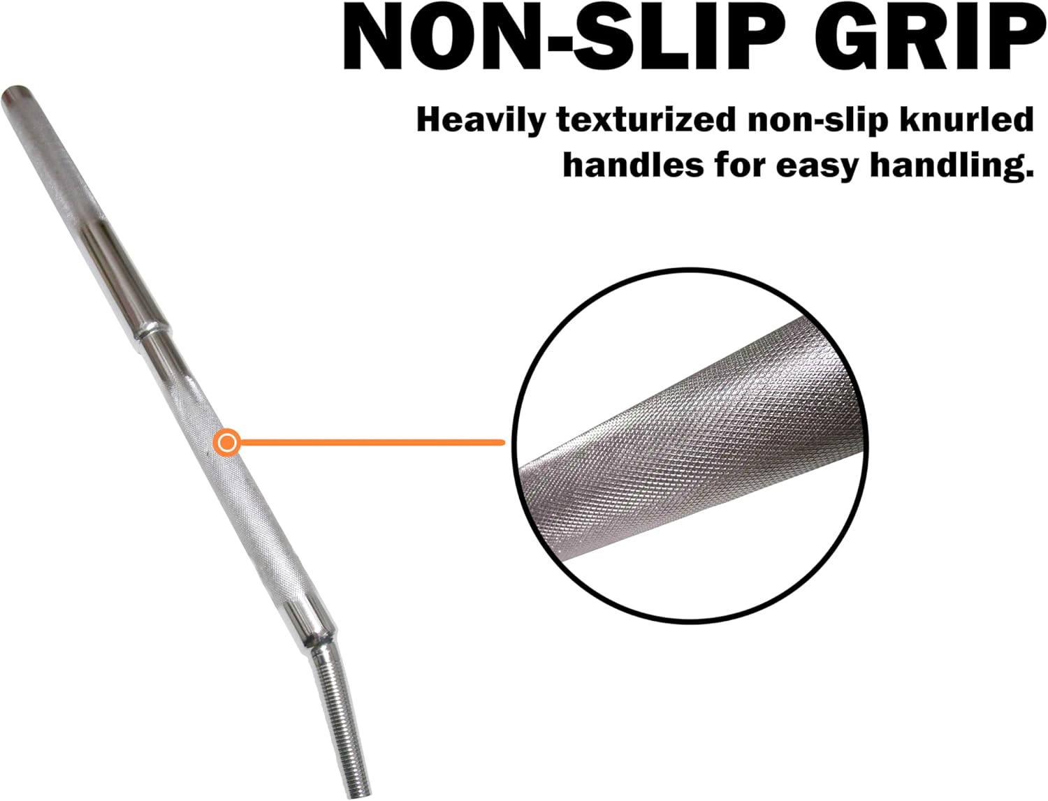 32” Winch Bar, Chrome - Cargo Bar Tightening Rod for Bolt-On or Weld Style 4" Winch | Flatbed Trailer Truck Transport | (Professional Use)