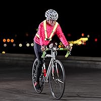Vista 6 de High Visibility Reflective Vest Safety Vest Running Reflective Gear Adjustable Reflective Vest for Walking,Jogging,Hiking,Night Cycling