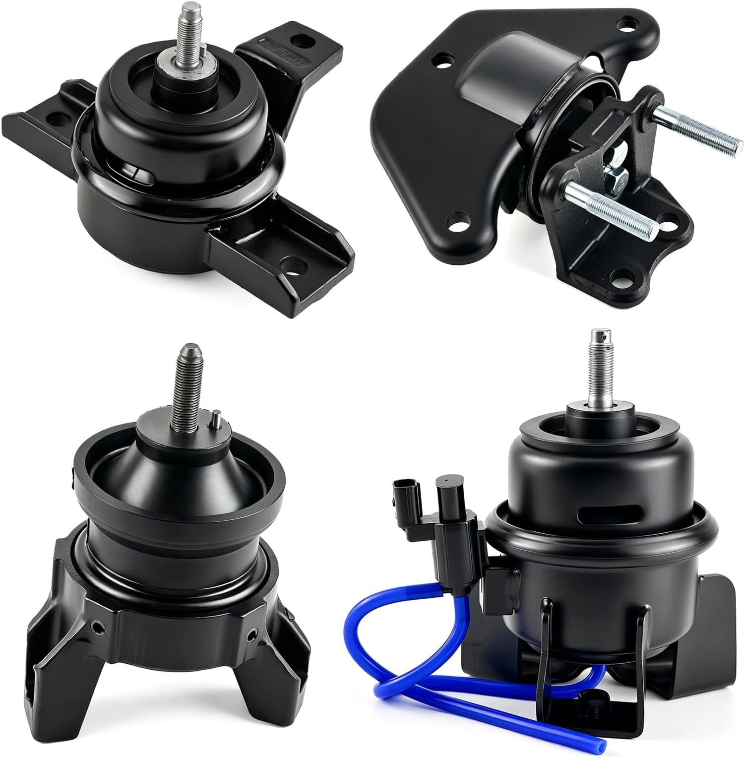 4PCS Engine Motor & Trans Mount Set Fit for Hyundai Santa Fe 2007-2009 V6 2.7L Automatic Transmission Auto Motor Mount Replace# A7150 A71080 A7166 A7175