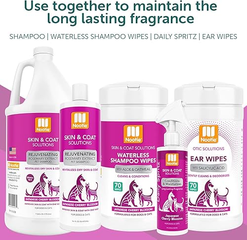 Miniatura 6 de Nootie - Champú para mascotas para pieles sensibles - Revitaliza la piel seca y el pelaje - Ingredientes naturales - Champú suave para perros