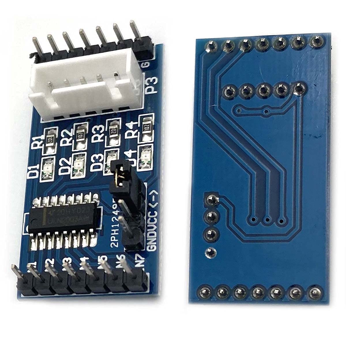 Kiro&Seeu DC5V 28BYJ-48 Schrittmotor mit ULN2003 Antriebsplatine, blau, kompatibel mit Arduino (5V)