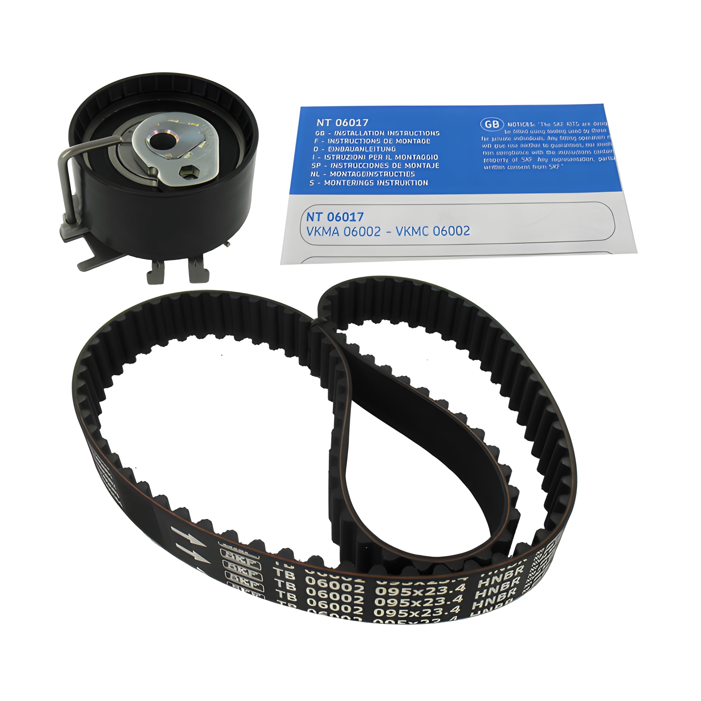 SKF Jeu de courroies dentées VKMA06002 | Compatible avec: DACIA LOGAN, LOGAN II, LOGAN MCV II, SANDERO, SANDERO II, NISSAN KUBISTAR Kasten, RENAULT CLIO II, CLIO III