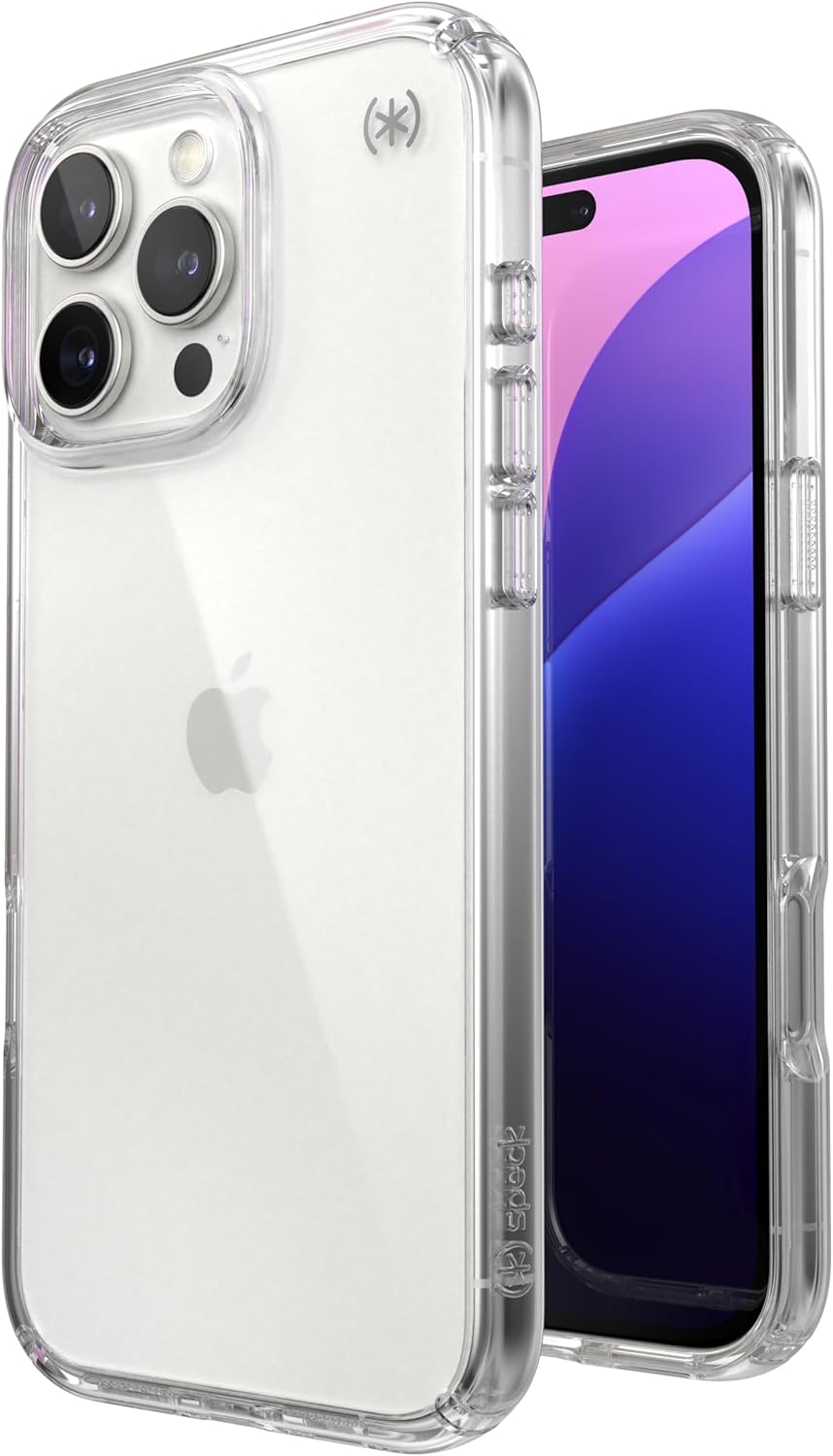 Speck Clear iPhone 16 Pro Max Case - Slim Presidio Perfect Clear - Image 7