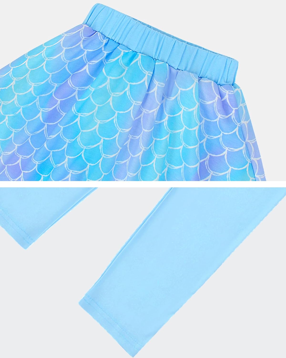 Toddler Kid Girl Clothing Set Outfit Long Sleeve Top, Unicorn Print Pantskirts Fall Winter Outfit Set - Image 5