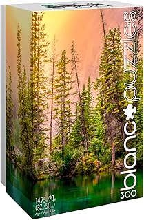 Buffalo Games - blanc - Grassi Lakes, Alberta Canada - 300 Piece Jigsaw Puzzle for Adults Challenging Puzzle Perfect for Game Nights - Finished Puzzle Size is 21.25 x 15.00