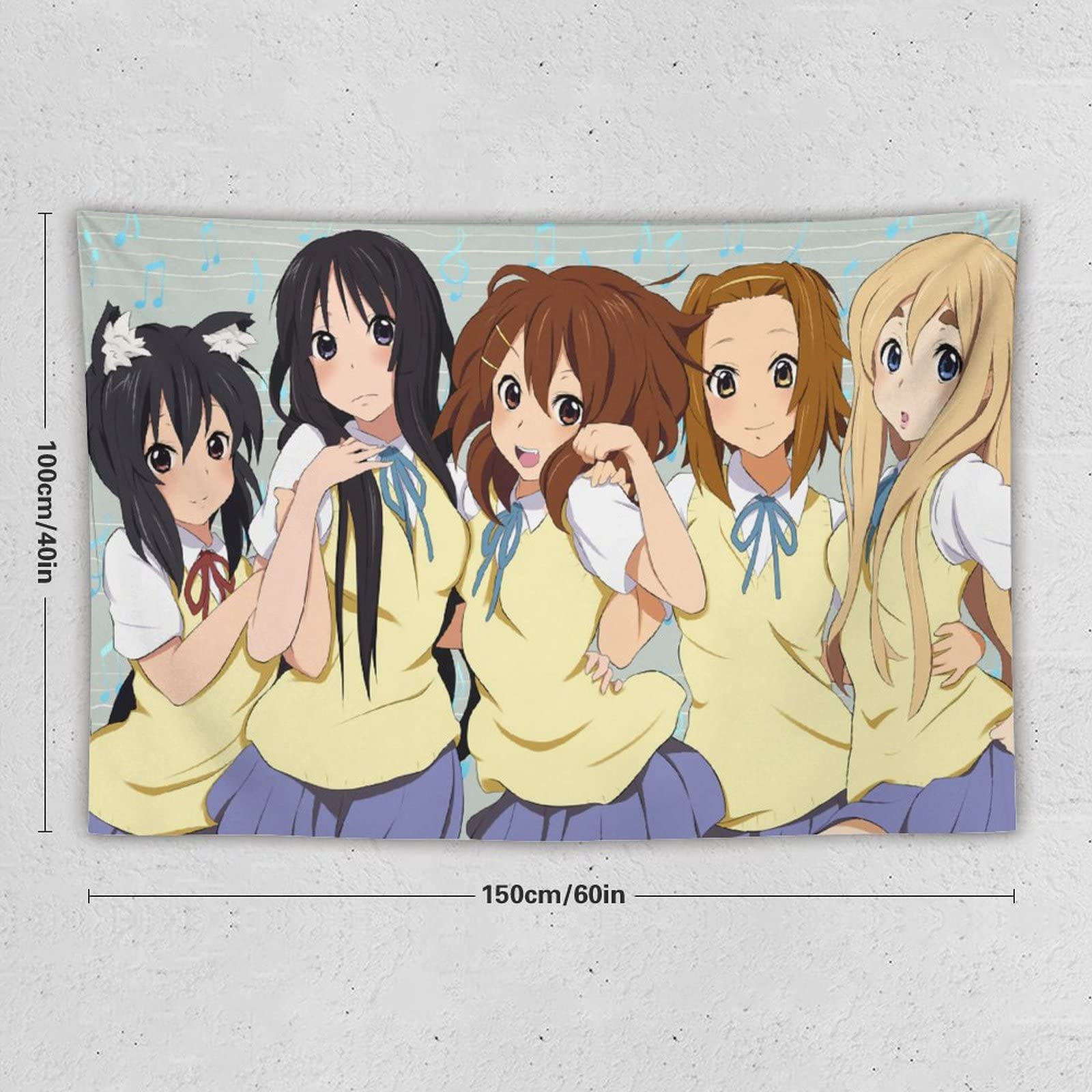 Amazon.co.jp: けいおん タペストリー アニメ タペストリー 壁掛け  