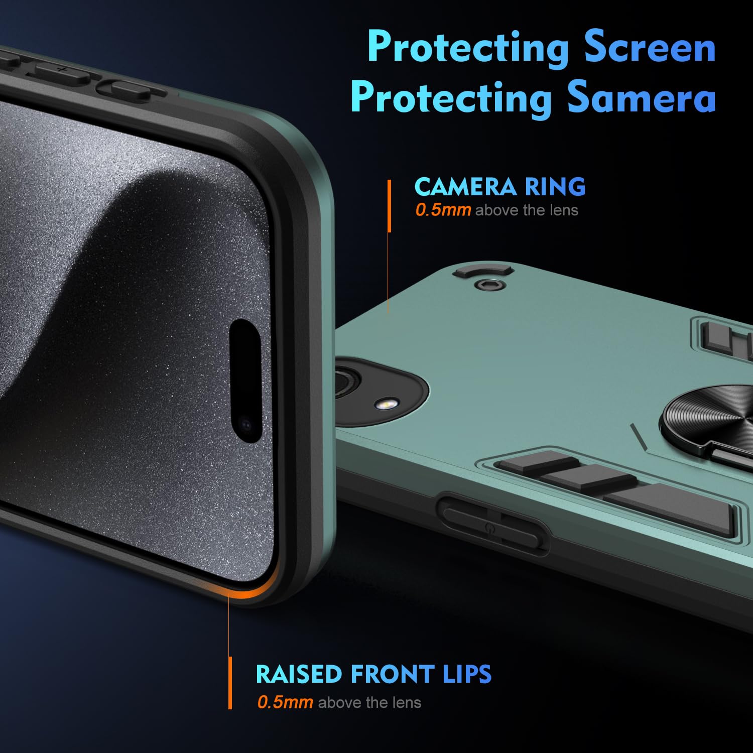 Support Voiture Magnétique KARYLAX Pour Smartphone - Compatible Honor 400, 400 Lite, Magic 7 Pro, Jusqu'à 6.8" - 3