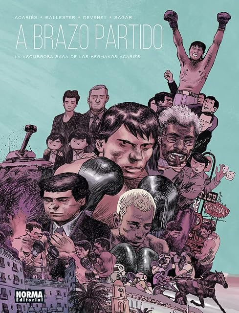 Portada de A brazo partido. La asombrosa saga de los hermanos Acaries