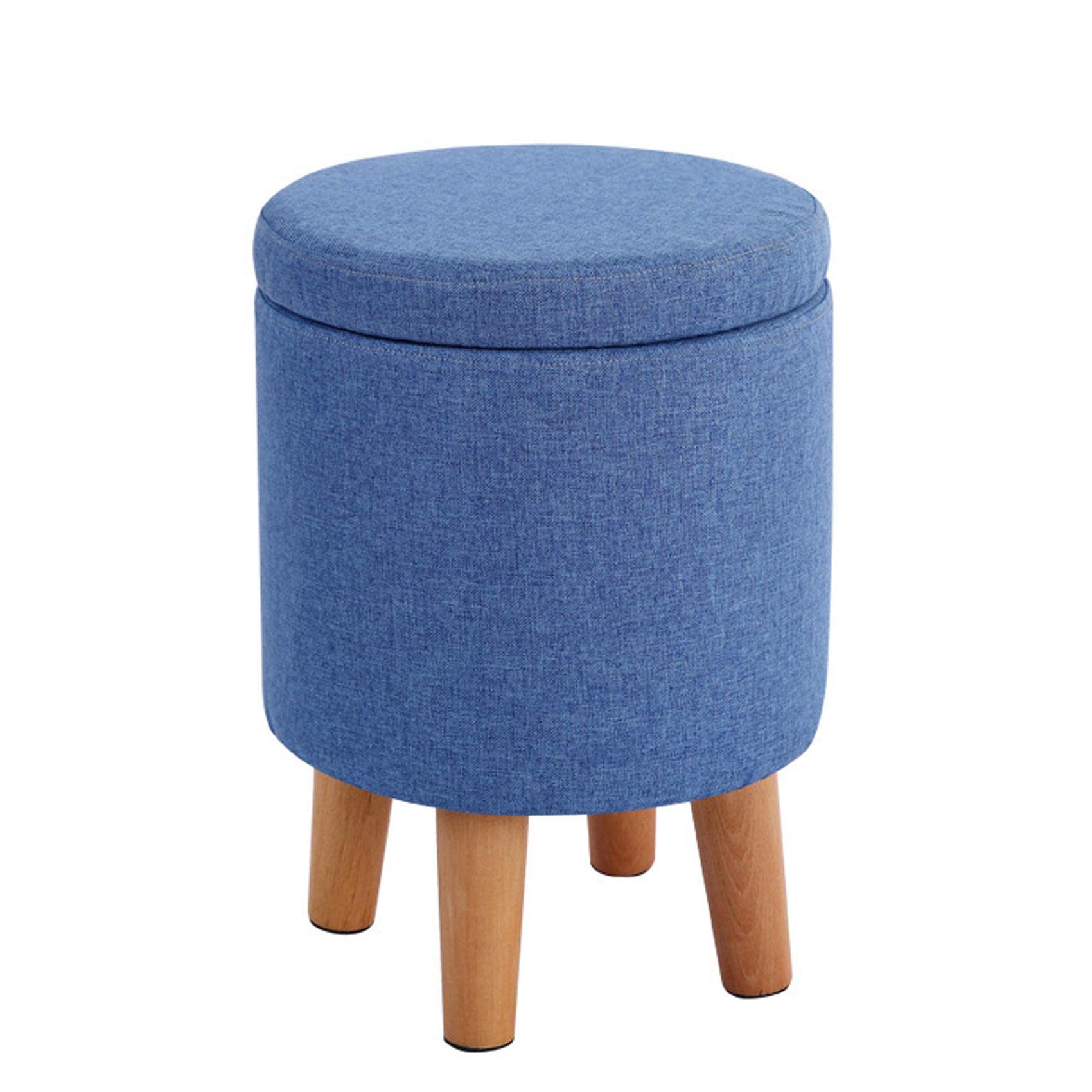 Poggiapiedi Poggiapiedi Poggiapiedi Poggiapiedi Poggiapiedi Rotondo Poggiapiedi Rotondo Poggiapiedi in Lino di Cotone Pouf Contenitore Poggiapiedi Sgabello Pouf per Camera da Letto Poggiapiedi per Sog
