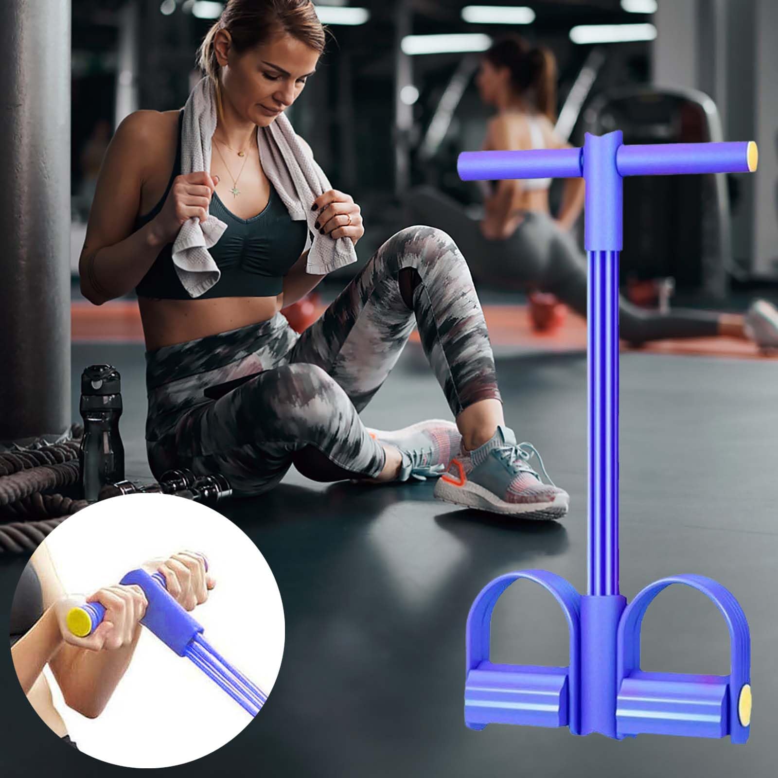 Exercice De Jambes En Latex Naturel 4 Tube élastique Pour Les Pieds équipement De Fitness Yoga Pour Les Abdominaux Corde De Traction