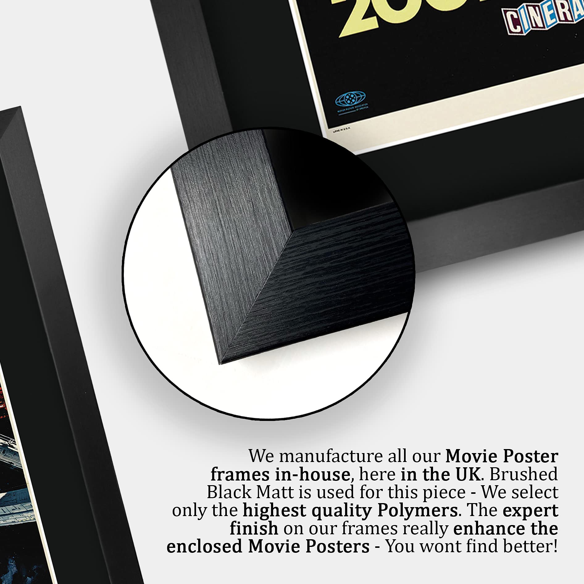 HWC Trading FR A3 2001 A Space Odyssey Geschenke Geduckter Poster Signiertes Autogramm Foto für Fans von Film Memorabilien - A3 Framed