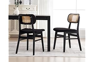 Shunzhi Rattan Dining Chairs-A Farmhouse Charm with Modern Edge