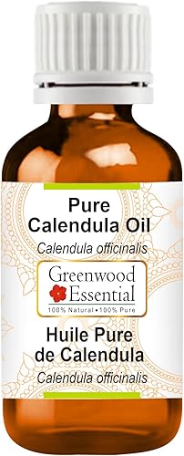 Aceite de caléndula puro (Caléndula officinalis) Grado terapéutico natural 0.5 fl oz (0.50 oz)