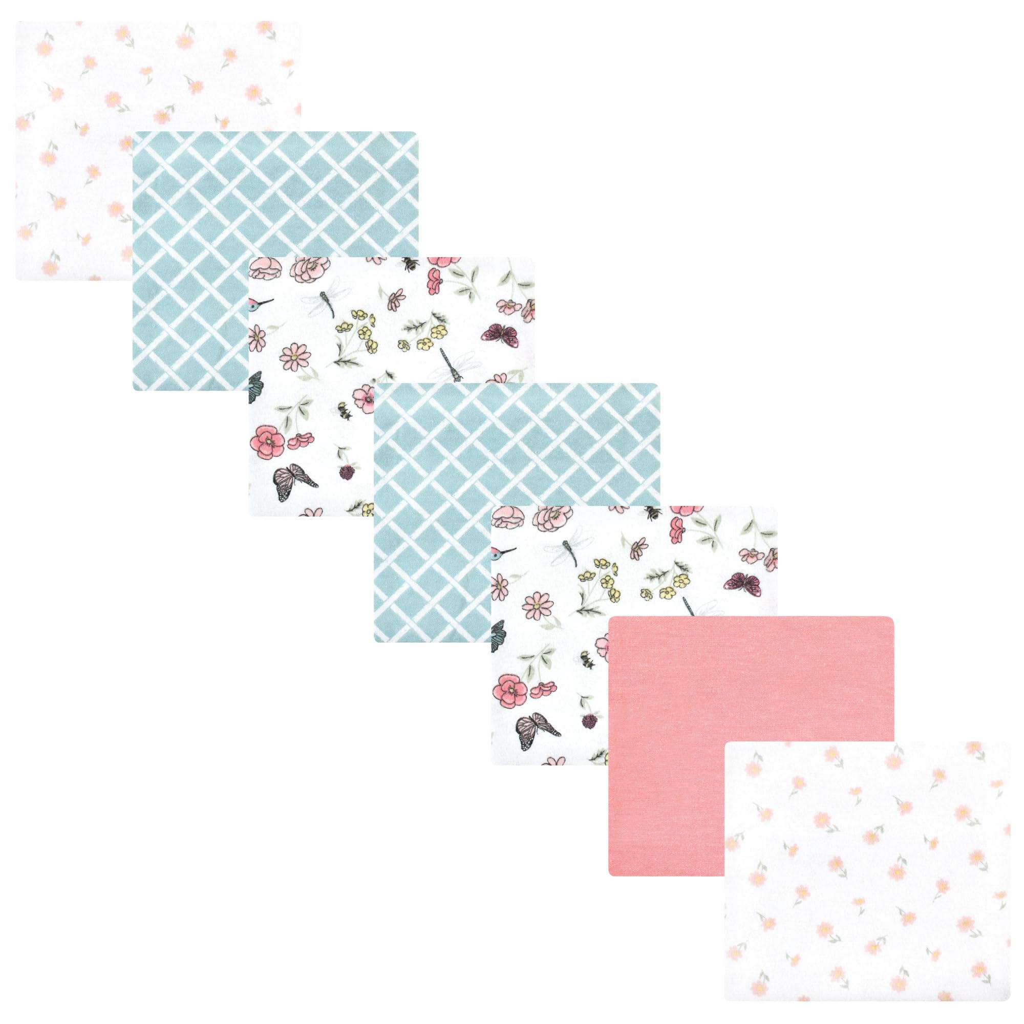 Luvable Friends Little Treasure Flannel Receiving Blankets 7pk