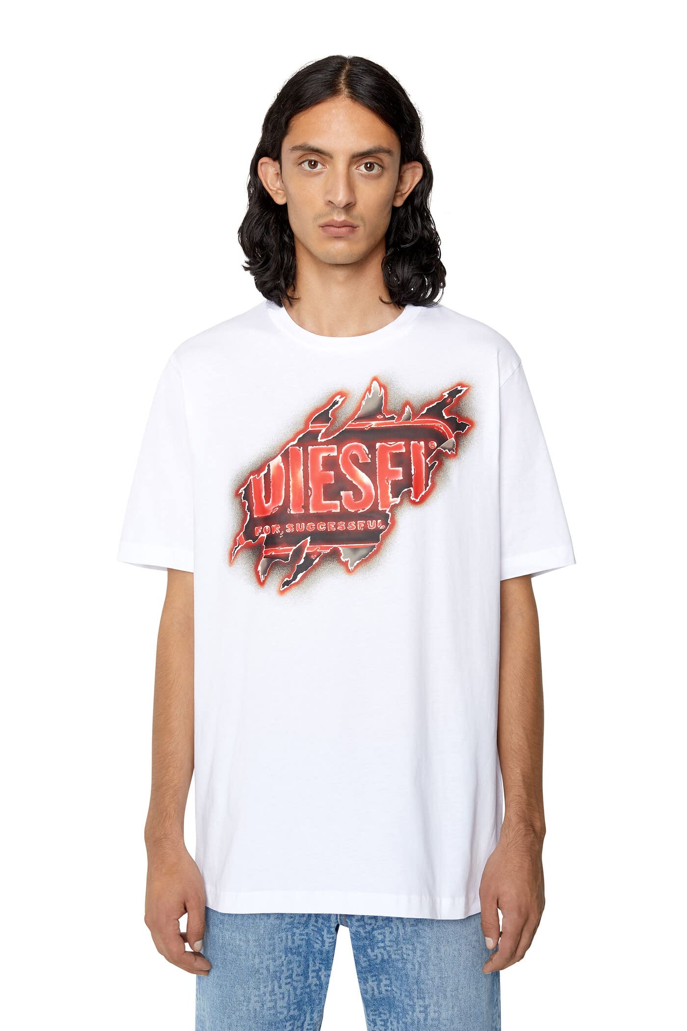 ディーゼル　Tシャツ 楽天市場】ディーゼル DIESEL Tシャツ メンズ T-DIEGOS-LOGO M