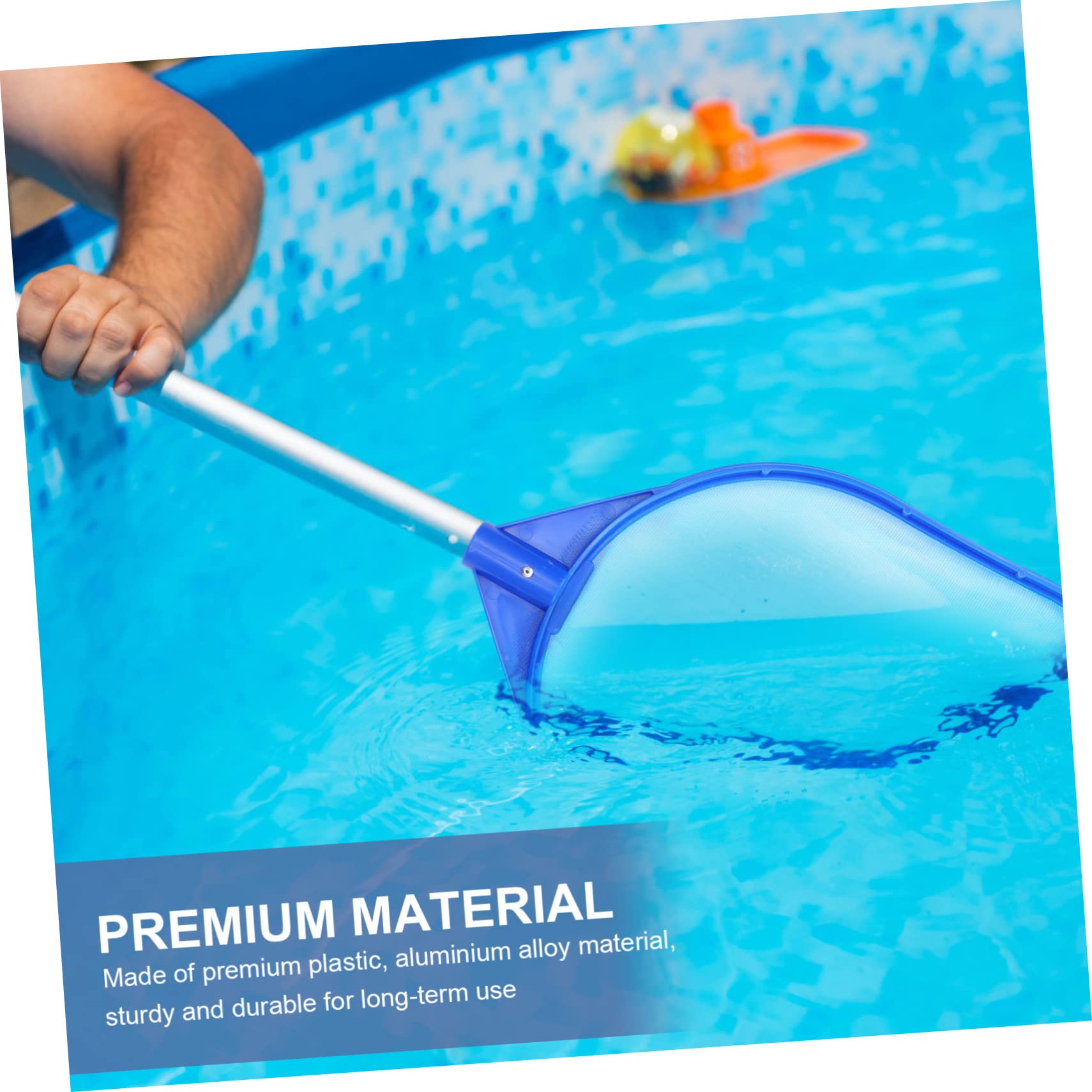 SUPVOX 3 Piezas Red de Limpieza de Piscinas Cosas de Piscina bañera Suelo Red recogehojas Piscina Limpieza Piscina Red de Pala para Piscina Redes de alberca para Limpieza el plastico Blue