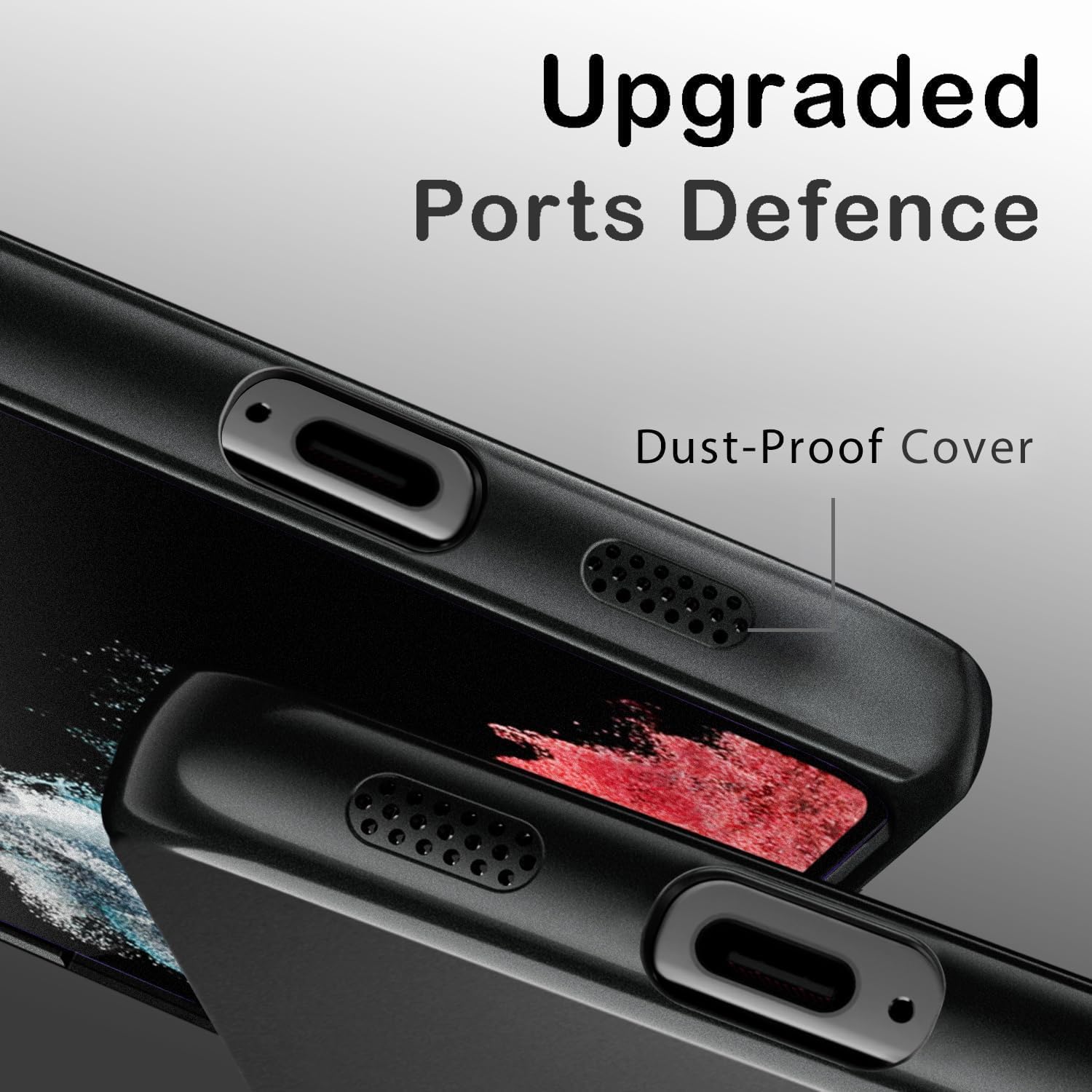DIZORO Samsung S24 5g Case, Compatible with Mag Safe Back Cover, Matte Luxury Metallic Luster Flexible TPU Wireless Charging Shockproof Case with Camera Protector Lens (Black) — Amazon image 4