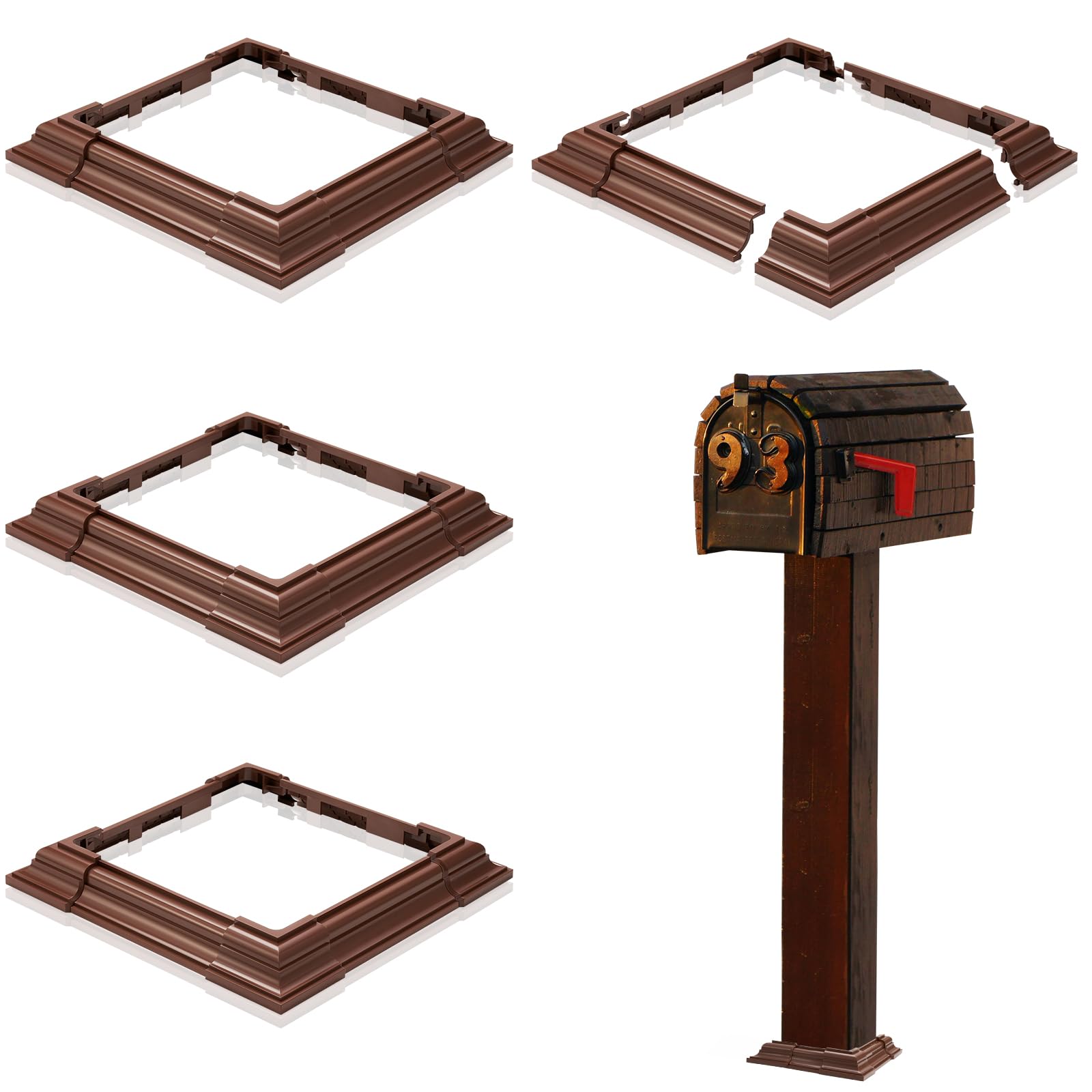 Snap Lock Adjustable Vinyl Post Wrap – American Choice Railing & Fencing - View #8