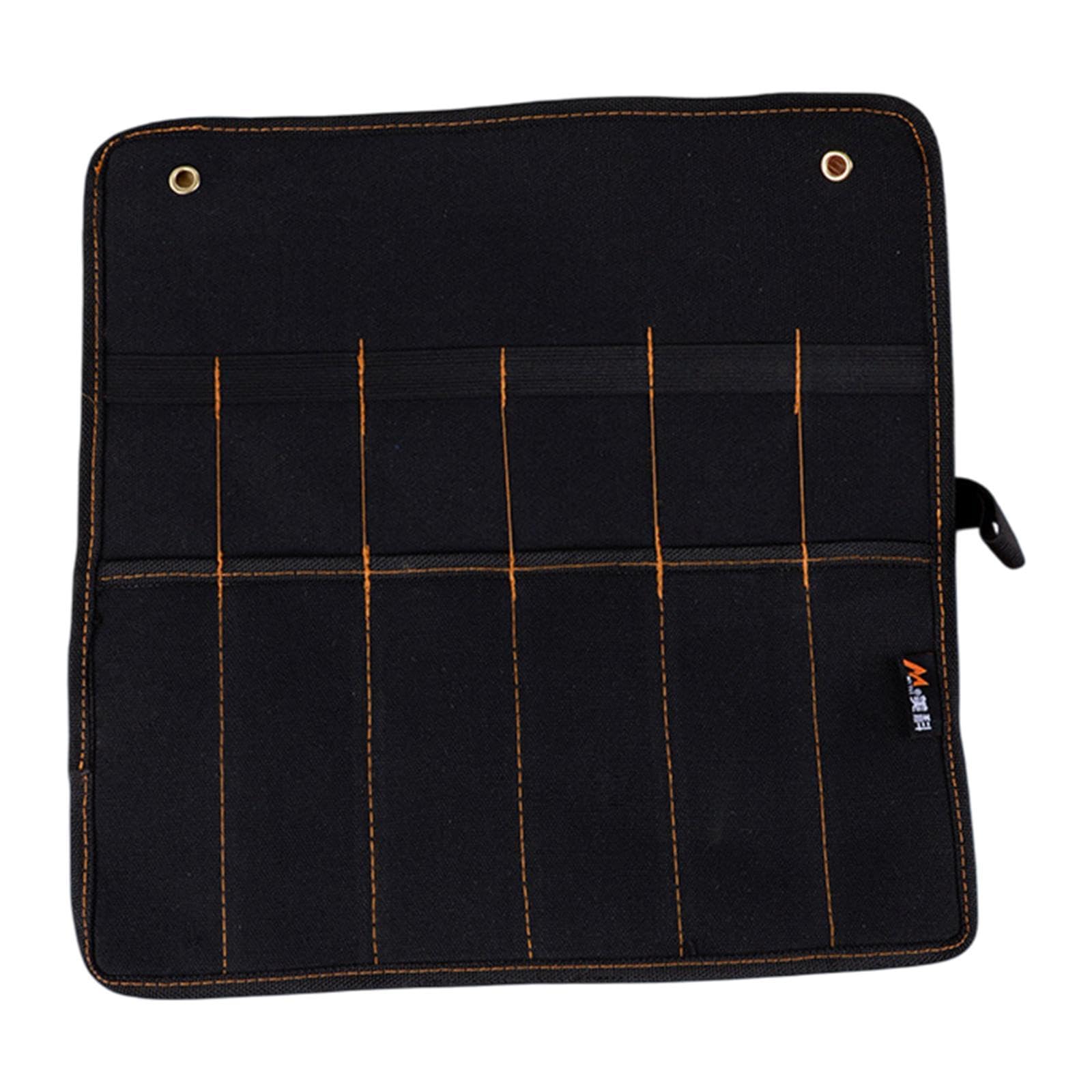Tool Storage Bag Tool Bag Carrier Construction Worker Tool Roll Up Organizer 6 Hole 35.7Cmx35.7Cm-image-25