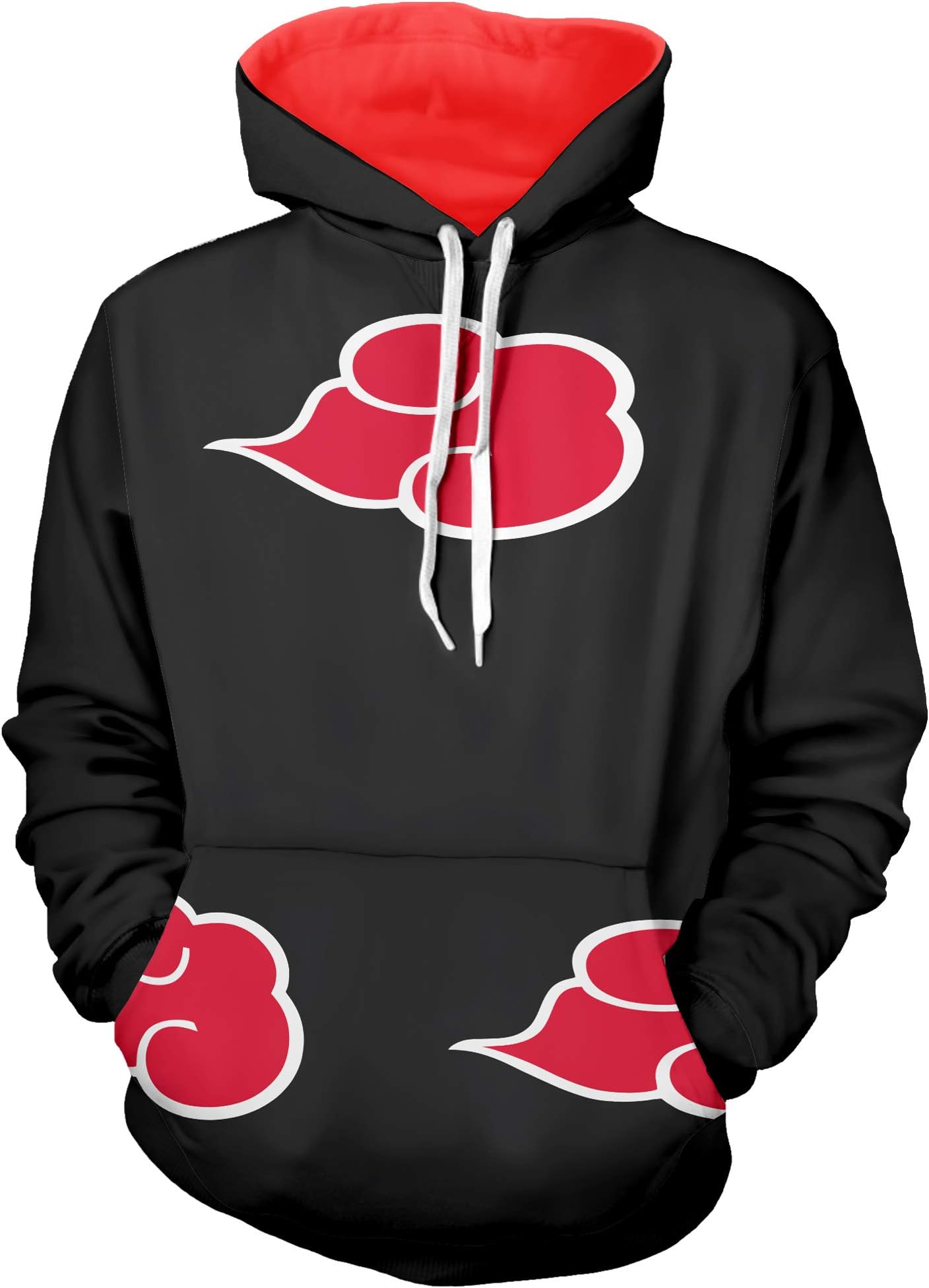 Unisex Realistic 3D Print Pullover Hoodie Funny Pattern Hooded Sweatshirts Pockets for Teens Jumpers