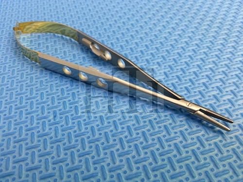 Miniatura 3 de TC Premium de alto grado CASTROVIEJO Aguja Titular 55 Recto con Carburo de Tungsteno Insertos HTI MARCA