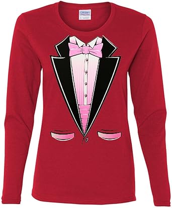 Pink tuxedo t shirt Clearance